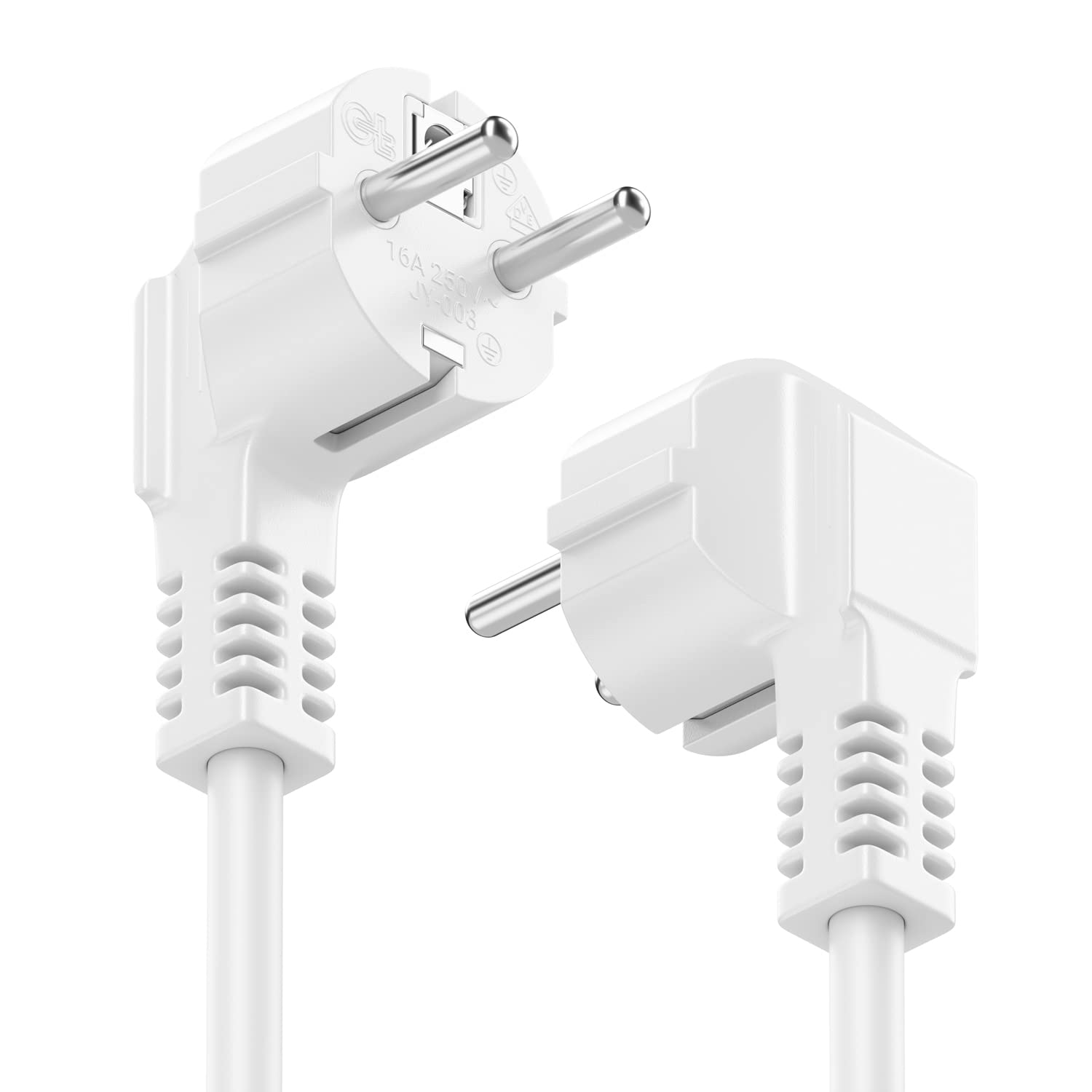 deleyCON Regleta con 1,5 m, Seis Tomas, Puertos USB, Dos Salidas USB-A para Cargar Móvil y Tableta, Protección contra Sobretensión, Interruptor, Blanco — view 5