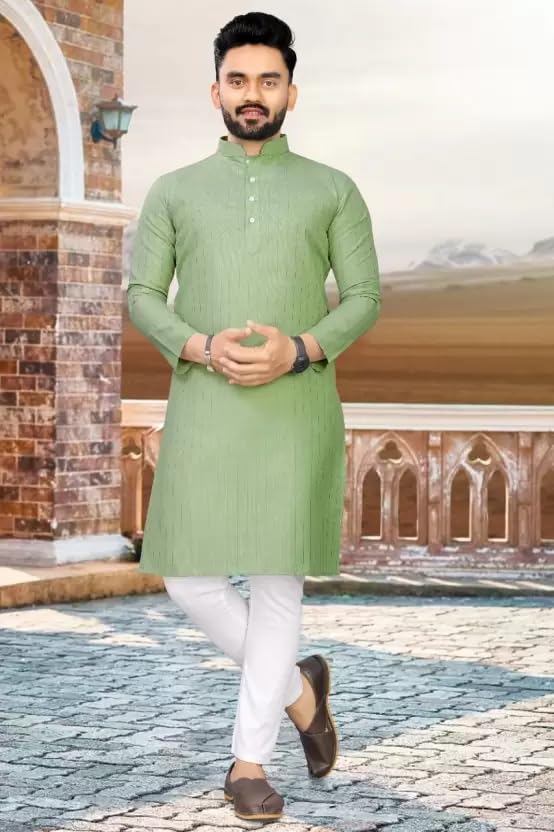 Image of Gauri Laxmi Enterprise Men Kurta Pyjama
