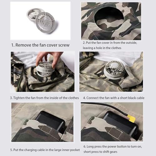 Kuchofuku Air-Conditioned Work Jacket, Kuchofuku Air Conditioned Jacket, New Jackets with Cooling Fans for Men Women3