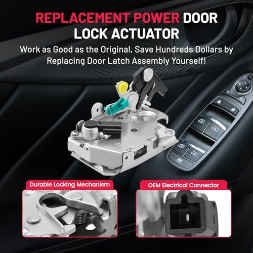 Image of SYERAL Rear Right Passenger Side Door Lock Latch Actuator Compatible with 1991-2001 Ford Explorer, 2001-2003 Ford Explorer Sport, 2001-2005 Ford Explorer Sport Trac, 1997-2001 Mountaineer