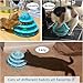 UPSKY Cat Toy Roller 3-Level Turntable Cat Toys Balls with Six Colorful Balls Interactive Kitten Fun Mental Physical Exercise Puzzle Kitten Toys.