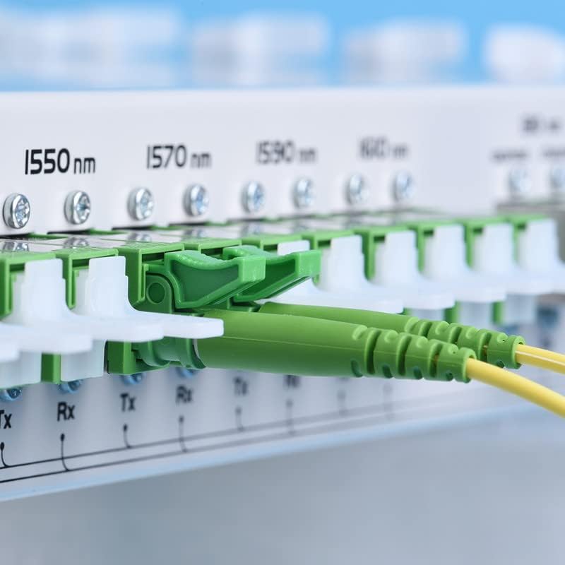 7. Bild von RamboCables LWL Simplex Patchkabel LC/APC - LC/APC, Singlemode OS2 Patchkabel 9/125 µm LSZH LWL Glasfaser-Kabel Gelb 60m 60m