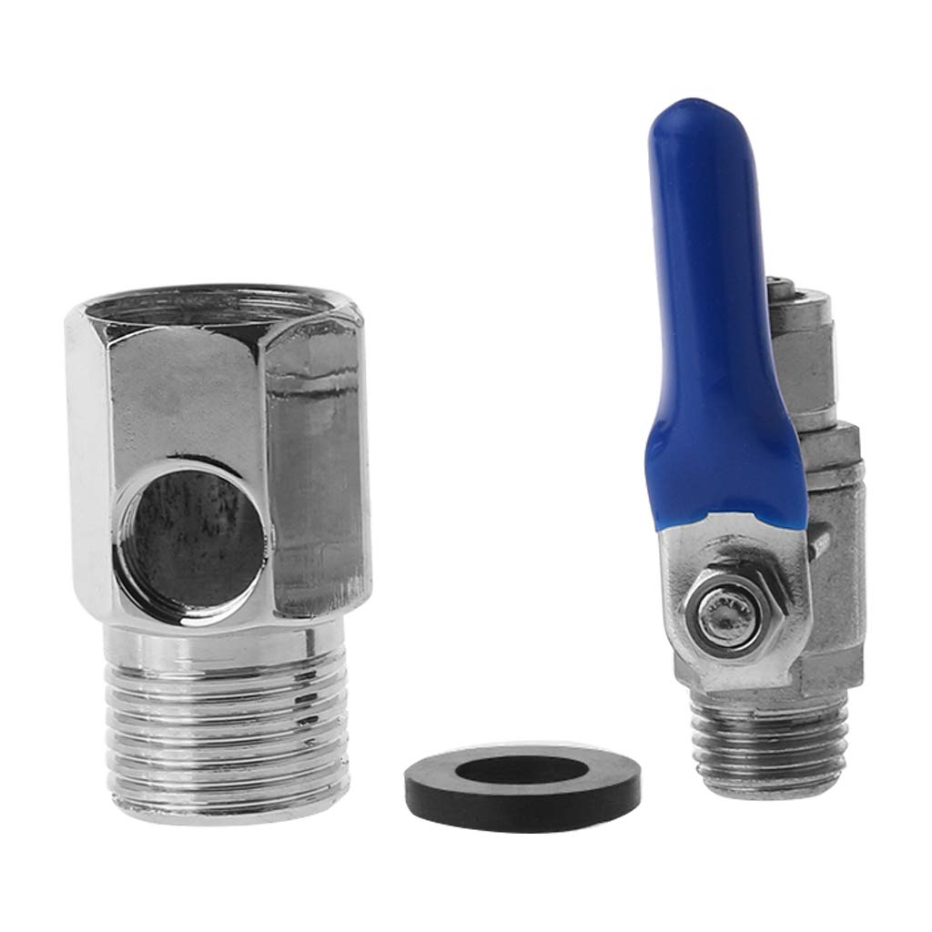 JENOR Depuratore D'acqua Osmosi Inversa Tee Valvola A Sfera Set 1/2 Pollice BSP a 1/4 Pollice Tubo