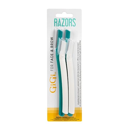 GiGi Maquinillas de afeitar, para rostro y cejas, 4 piezas