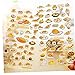 LAVALINK Album Scrapbook Journal Belle Gudetama Papier Autocollant Journal DIY Stickers Décoratifs Mignon Papeterie Motif Aléatoire