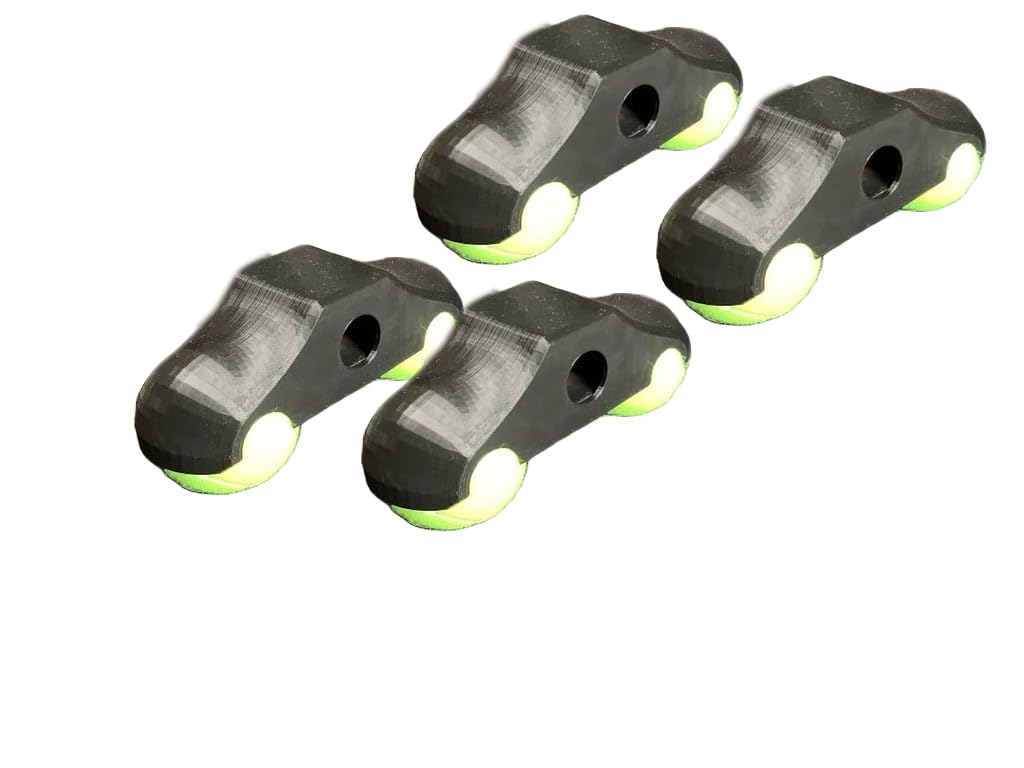 zech3D Rocker Plate Füße – Set 4 Stück kompatibel mit Zwift Hub One inkl. Tennisbälle