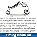 A ABSOPRO Engine Timing Chain Kit No.5047021AA/4884713AC/MN183892 for Chrysler 200 2011-2013 for Jeep Compass Patriot 2007-2013 for Dodge Journey Caliber for Chrysler 200