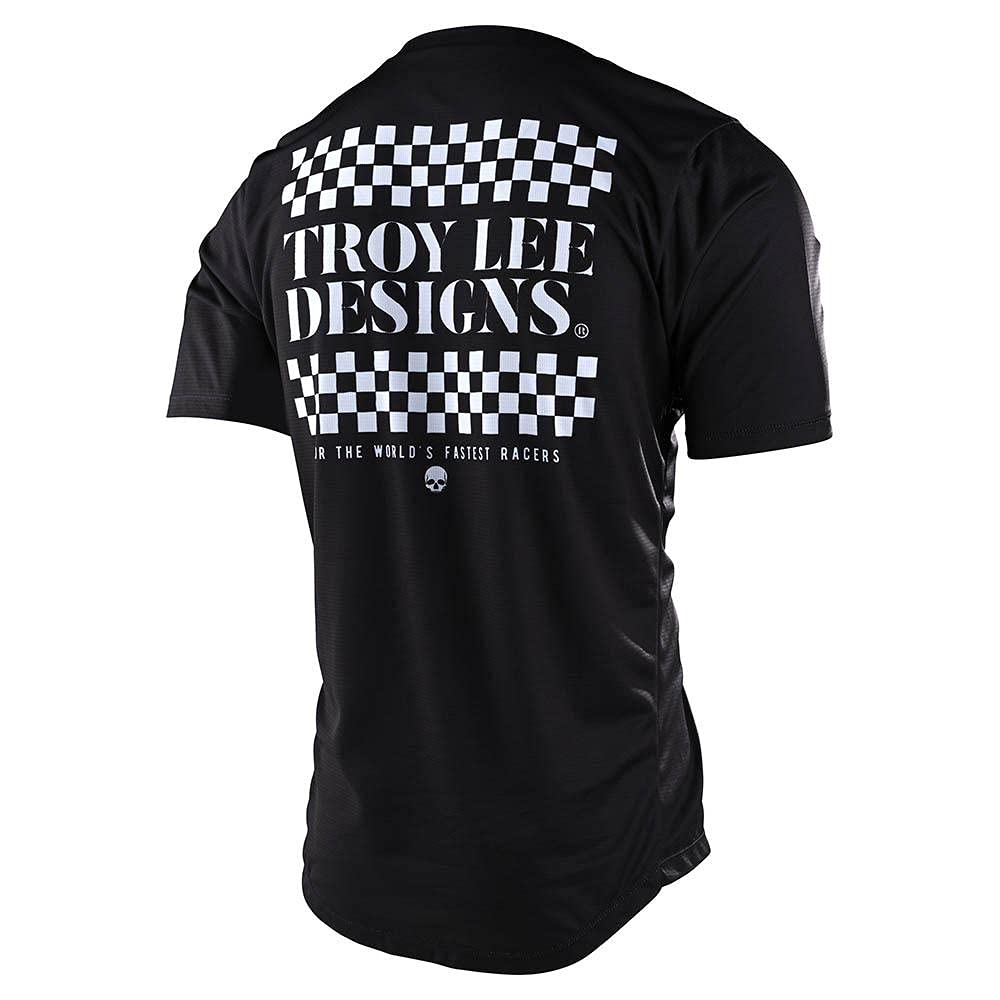 Troy Lee Designs Flowline Short-Sleeve Jersey - Men's Service Black, S