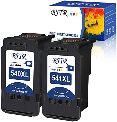 BJTR Remanufacturado para Canon PG-540 XL CL-541 XL Canon 540 XL Canon  541XL Cartuchos de Tinta para Pixma MG4250 MG3650 MG3550 MG3250 MG3150  MG2250 MX535 MX475 TS5150 TS5151 (1 Negro, 1 Tricolor) - PREYCA