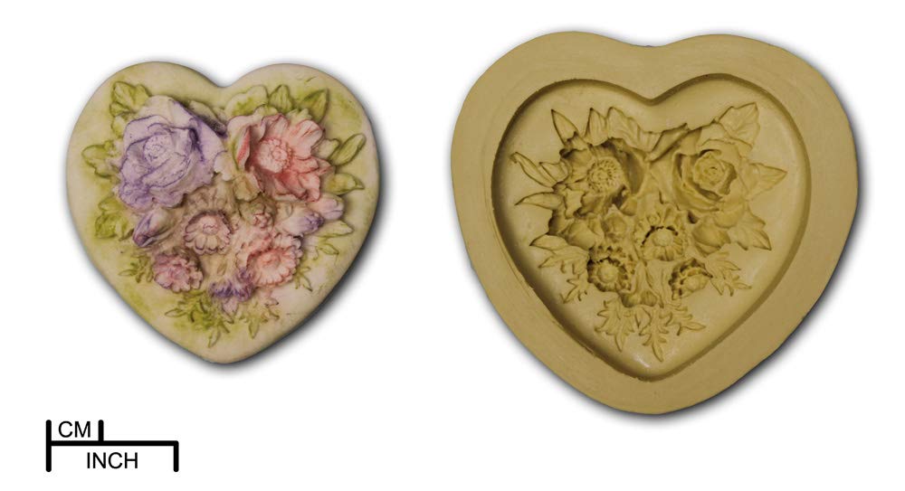 DPMCO.Ltd Floral Heart Mould - Image 2