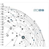 Zettler Wochenbuch Assessor 1W/2S 2026 – Buchkalender 16 × 15 cm, 1 Woche auf 2 Seiten, Kartoneinband, FSC-zertifiziert