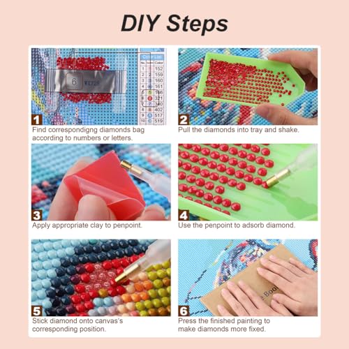 Hill Froeistung HF-A021 5D Colorful Truck Diamond Art Painting Kits thumb #5