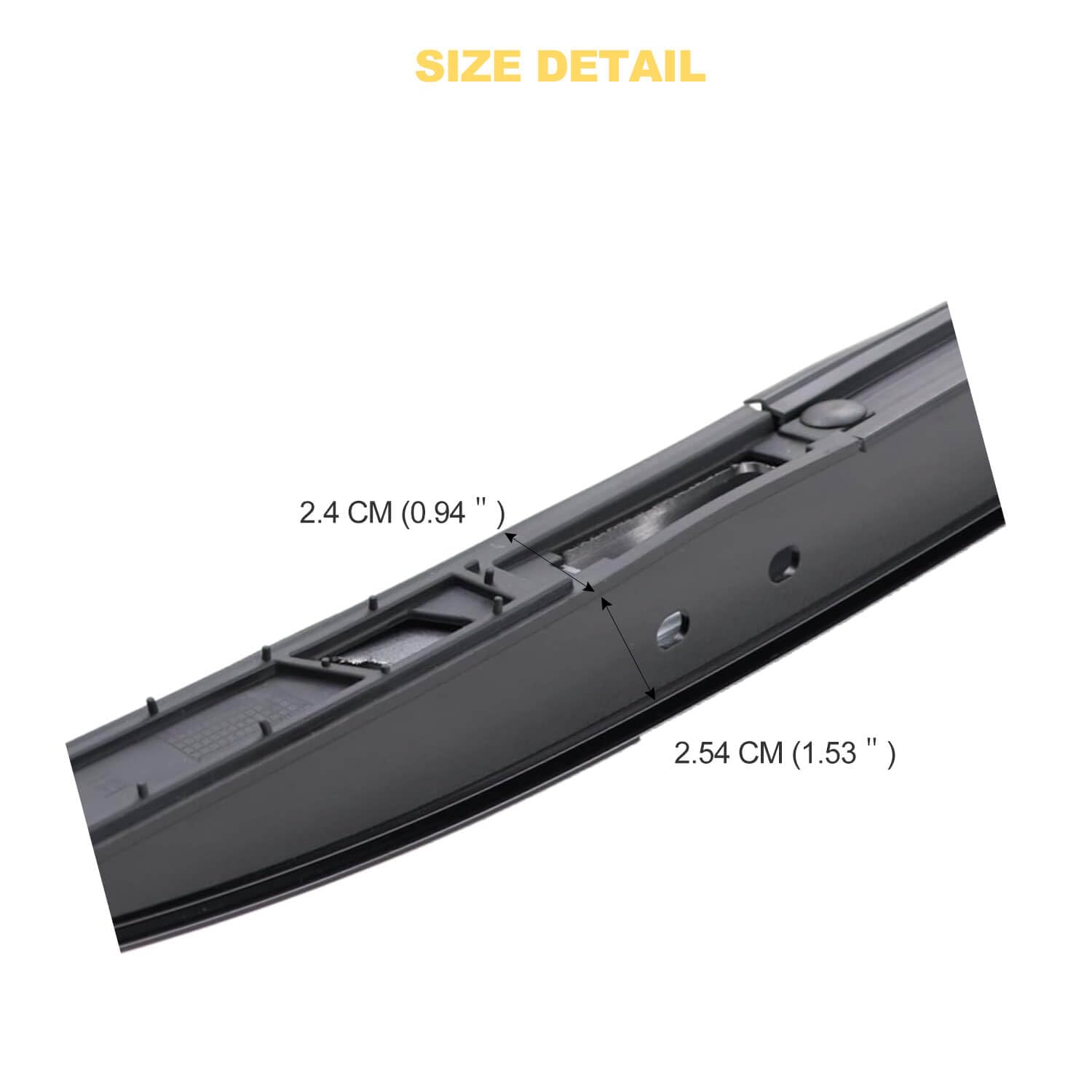 Mazda CX-30 Roof Rack Side Rails (2020-2026) - No Drill Installation, Aluminum, Chrome Finish, 165lb Capacity - View #2