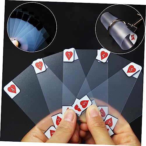 Abaodam 3stücke wasserdichte Pokerkarten Aus Kunststoff Transparentes Design Für Unvergessliche Spielabende Für Familien Kratzfest Und Langlebig Perfektes Für Spielsammler – Bild 8