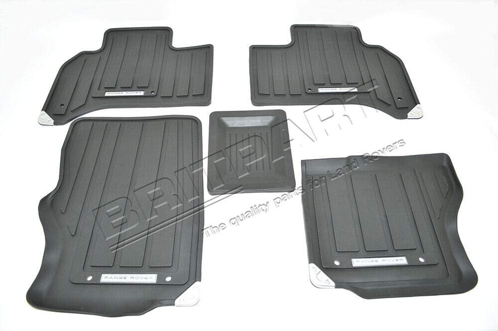 Land Rover Genuine Premium Rubber MAT Set Compatible Range Rover L405 2013-2017 for Left Hand Drive, Standard Wheel Base Models ONLY, Part # VPLGS0150