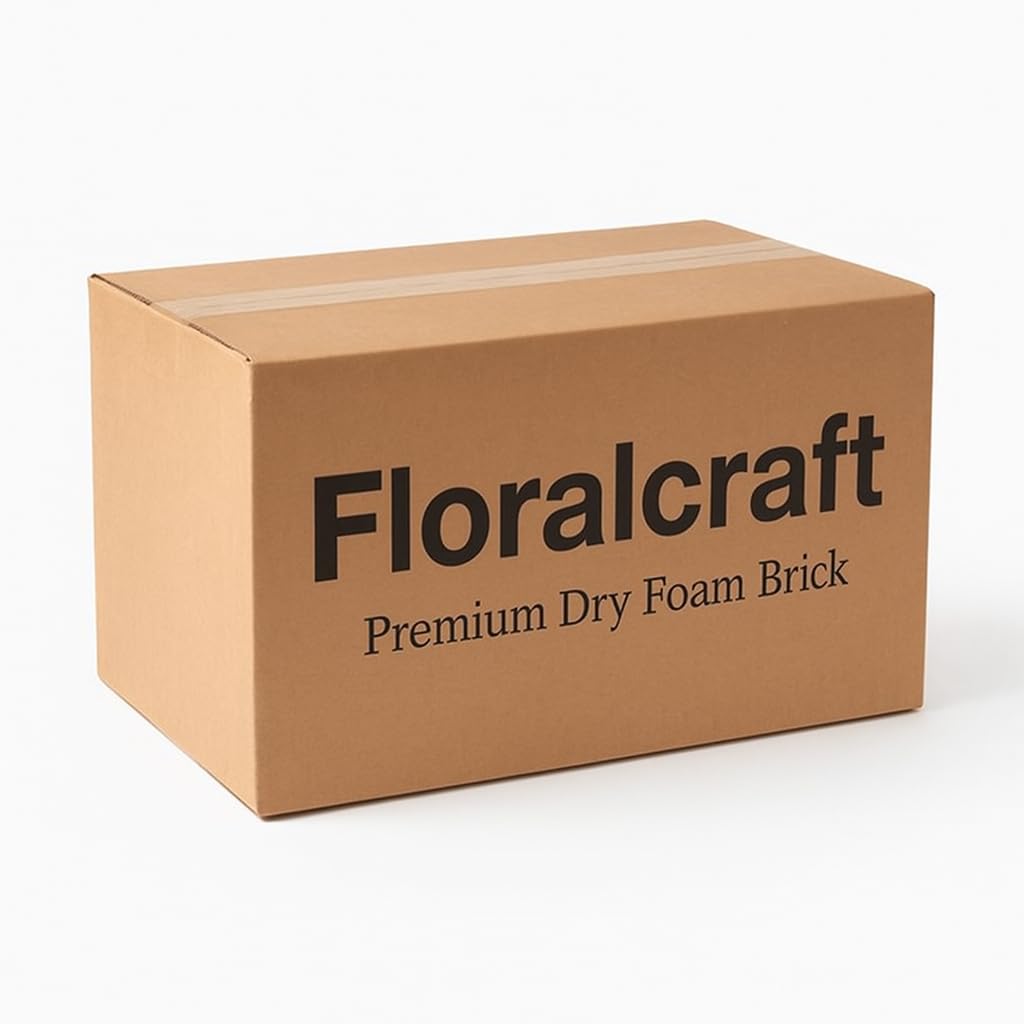 Dry Floral Foam Bricks – Pack of 20 (23×8×11cm) | Florist Foam Blocks for Artificial Flowers, Wedding Arrangements & Craft Displays