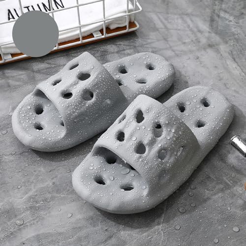 Womens Mens Shower Shoes Unisex Quick Drying Non-Slip Comfortable Bathroom Slippers Soft Sole Open Toe Lightweight Bath Slides Sandals with Drain Holes2