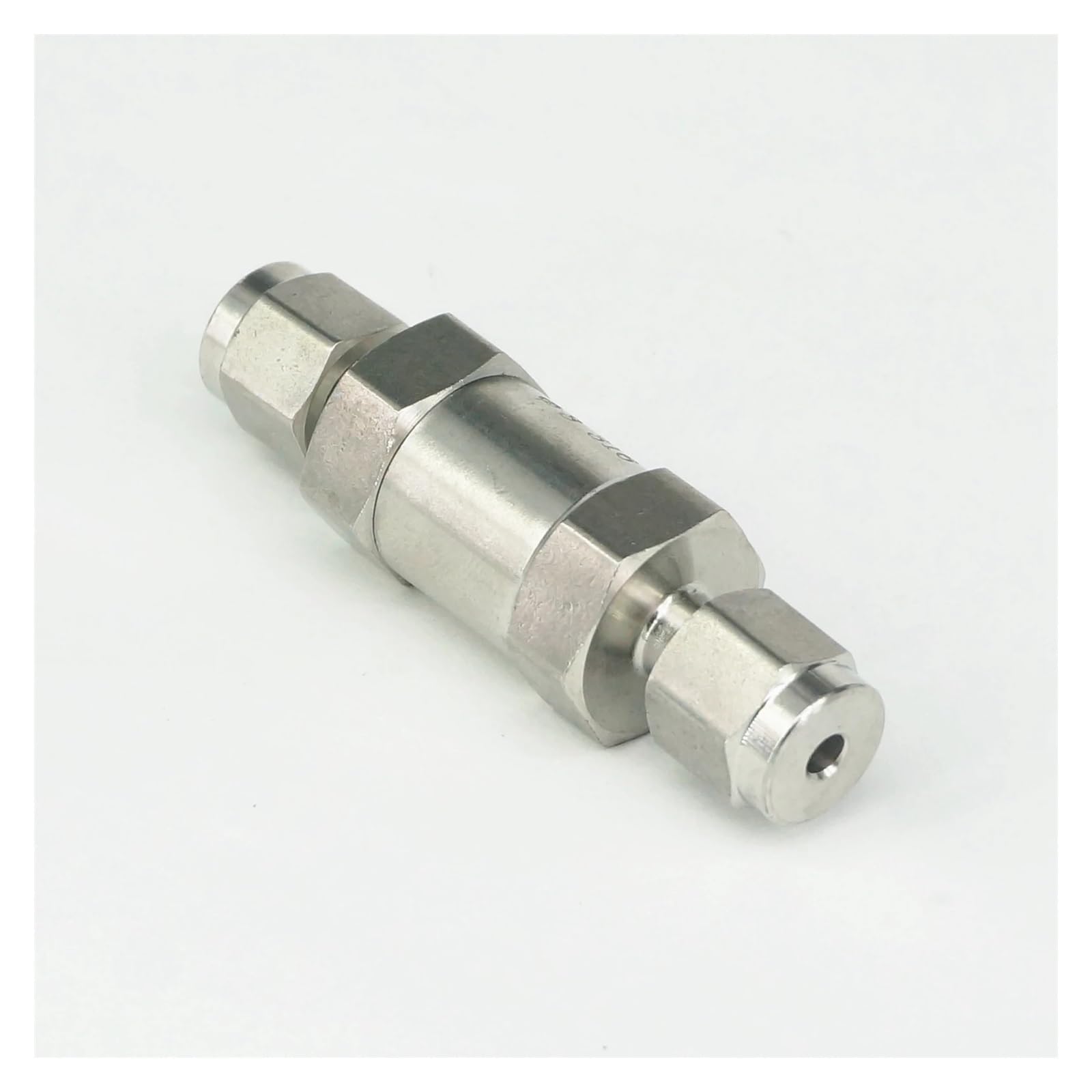 Válvula de retención de acero inoxidable 316 de alta pureza para tubo de 1/4" de compresión