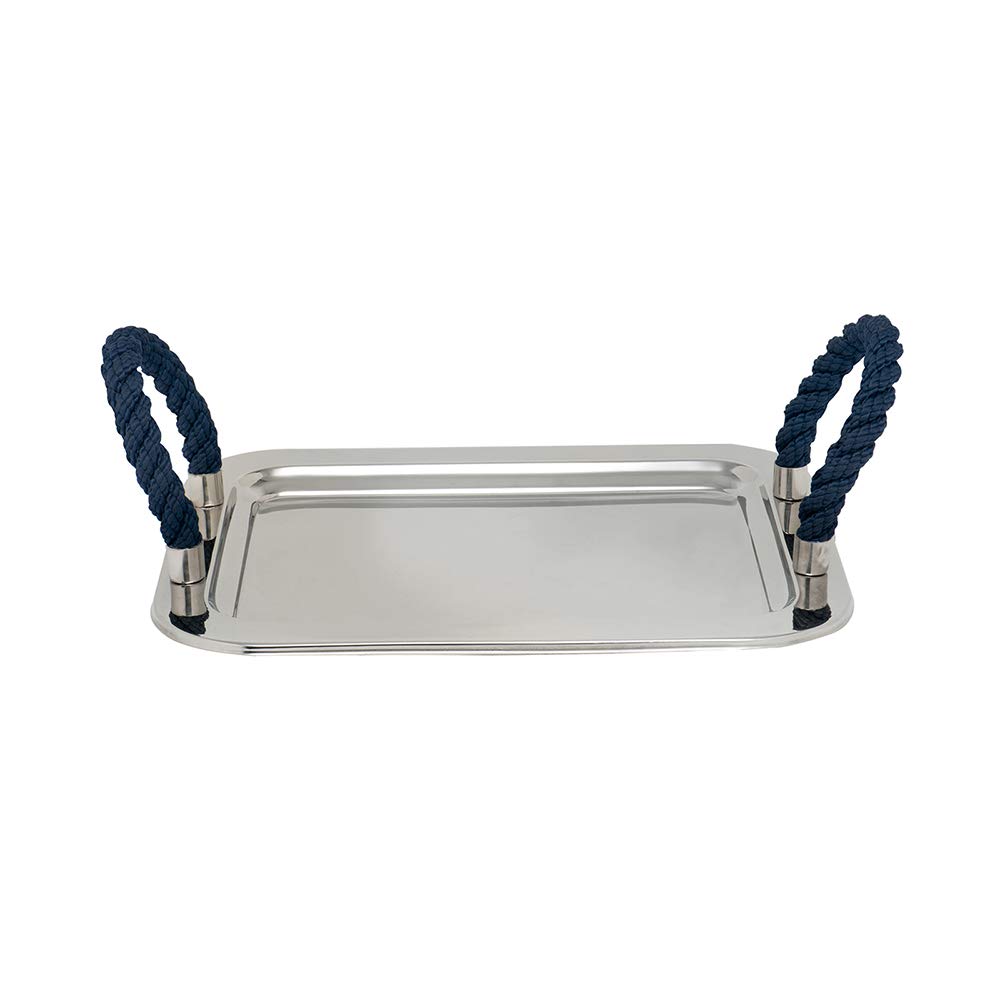 Eddingtons Regatta Silver Serving Tray for Dinner Party Drinks/Food