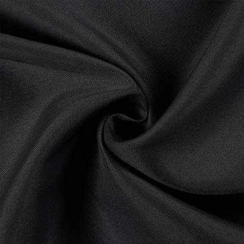 image for DWCN Rectangle Tablecloth - 54 x 80 Inch - Black Washable Polyester Wa