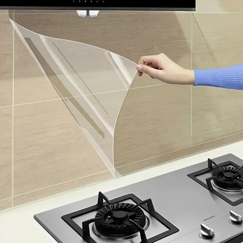 SUNBIRD Clear Vinyl Wallpaper Oil-Proof Kitchen Sticker Clear Wall Renovation Sticker Wall Vinyl (12In x 4ft, Transperent) (B0CJYKZMX1) Amazon Price History, Amazon Price Tracker