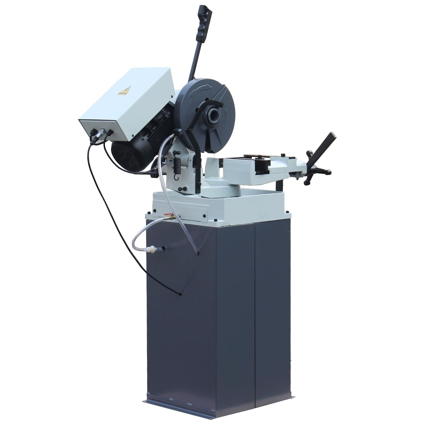 BOKA Manuelle Metallkreissäge, 250mm HSS-Sägeblatt, Gehrungssäge mit Doppelschraubstock, präzises Metallschneiden, ideal für Stahl, Aluminium, Kupfer, CS-250
