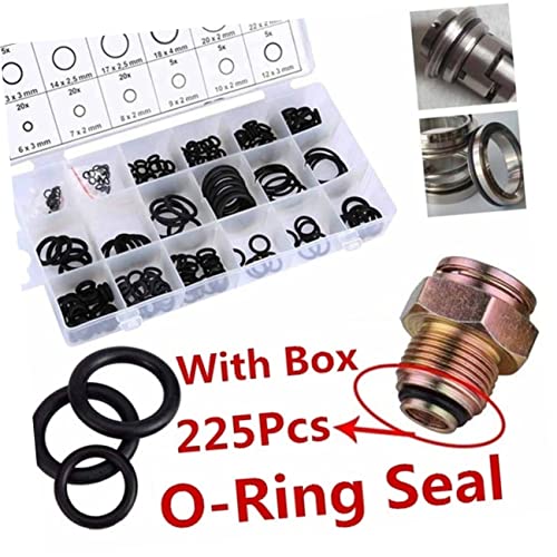 Mobestech 2 Caixas De Kits De Cabos Gaxeta O-Ring Plugue De Orifício PC Fio De Borracha Mangueira De