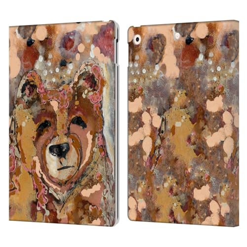 Housse cuir iPad 10.2 au design artistique unique avec finitions soignées