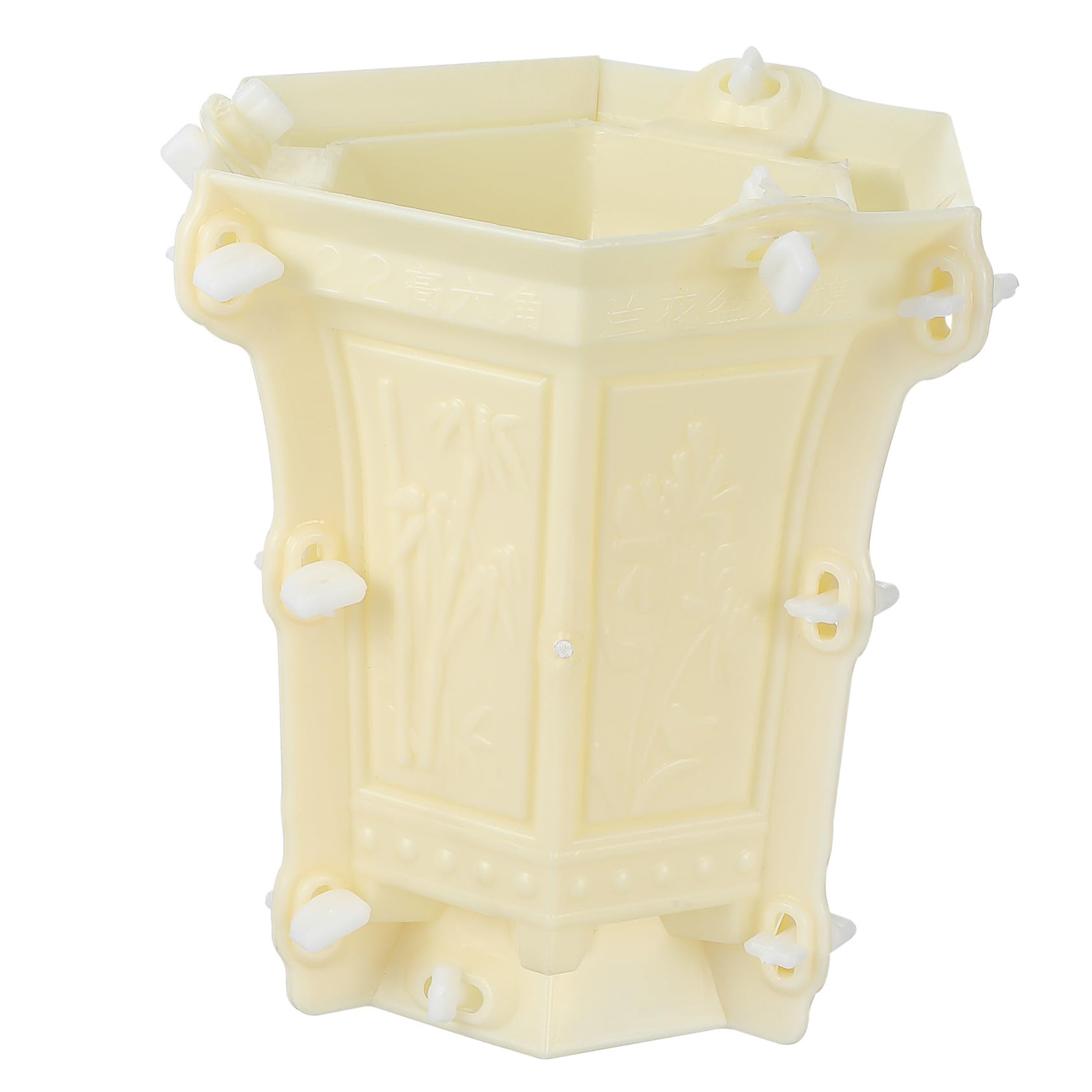 Moule pot fleurs hexagonal Homoyoyo en plastique épais bricolage