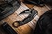 Fox Knives 479 Folding Pocket Knife - N690Co Stainless Steel, Black Idroglider Blade Finish, Linerlock, Black G10 Handle, Reversible Pocket Clip