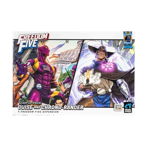 Freedom Five – Guise & Chrono-Ranger Team-Up Pack por Arcane Wonder | Edad 14+ | 1-5 jugadores miniatura 1