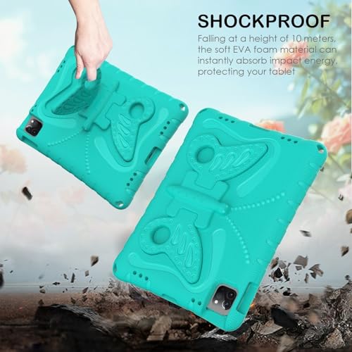 Protection iPad Air 11 M4 enfant antichoc avec sangle papillon