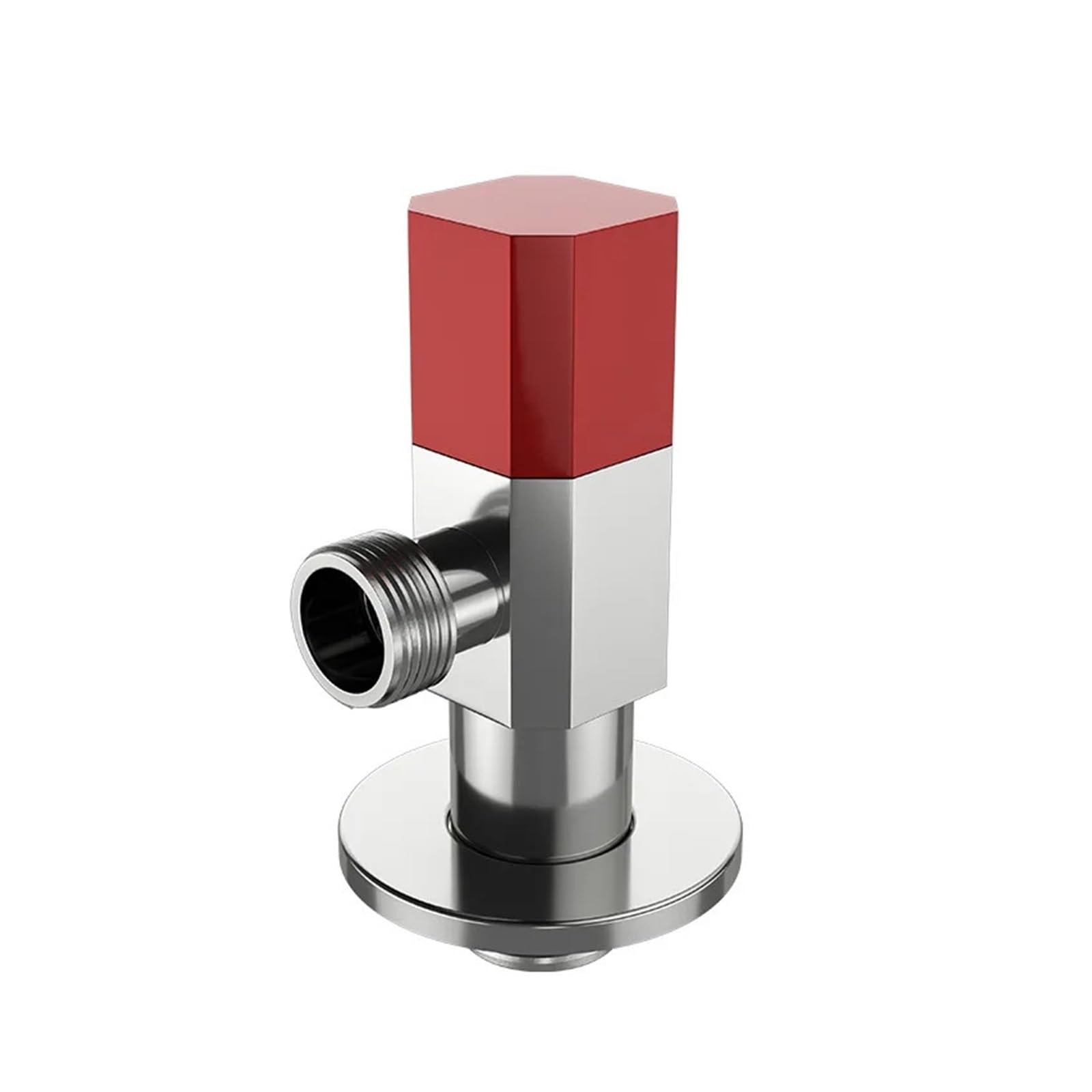 Bnjlsdatwr Red Angle Valve Valve， Hot And Cold Water Triangle Valve Kitchen Bathroom Stainless Steel Thickened Check Valve(Red 2)(Red Angle Valve)