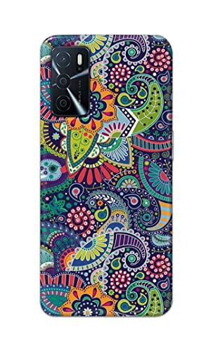 Image of Printed Hard Back Cover Case for Oppo A16 | Oppo A16s Back Cover (Miraculous Patterns) -1803