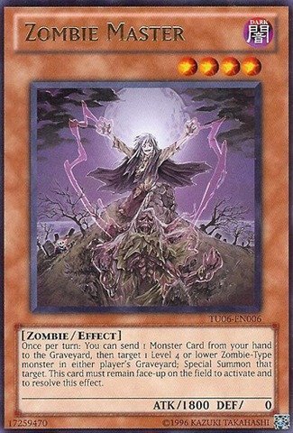 Amazon.com: Yu-Gi-Oh! - Zombie Master (TU06-EN006) - Turbo Pack 6