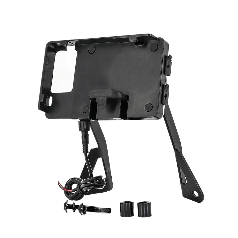 Motocyklowy uchwyt nawigacyjny GPS Stojak na telefon pasujący do GUZZI V85 TT V85TT 2019-2020, obsługuje telefon GPS, uchwyt na nawigację motocyklową, uchwyt na telefon komórkowy(USB charging A)