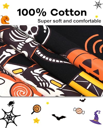 Image of DAUGHTER QUEEN Boys & Girls 100% Cotton Halloween & Christmas PJS 18M-12Y