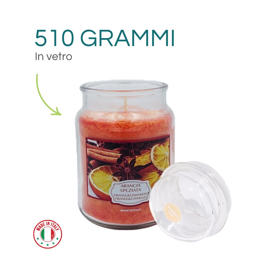 Set 3 Candele Profumate In Vasetto Di Vetro Da 510g - Profumo Gelsomino Per Casa E Ufficio, Durata 100 Ore - Foto 9