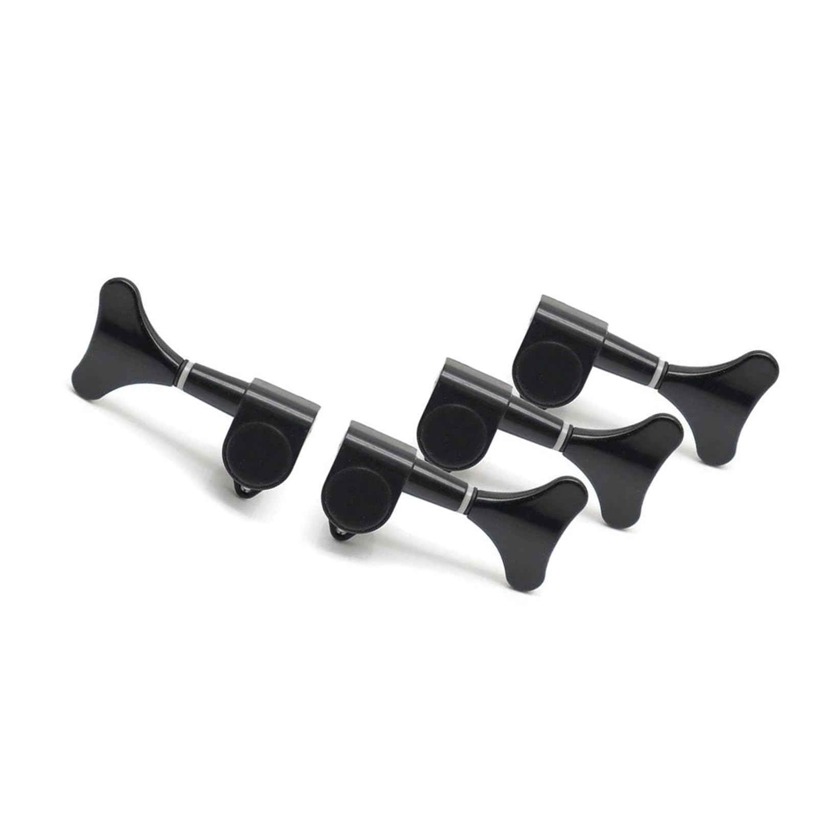 Początkujący 4L/4R 4strunowy Tuner Basowy Profesjonalne Akcesoria Do Instrumentów Gitarowych Profesjonalne Kołki Do Strojenia Gitary(3R1L Bk)