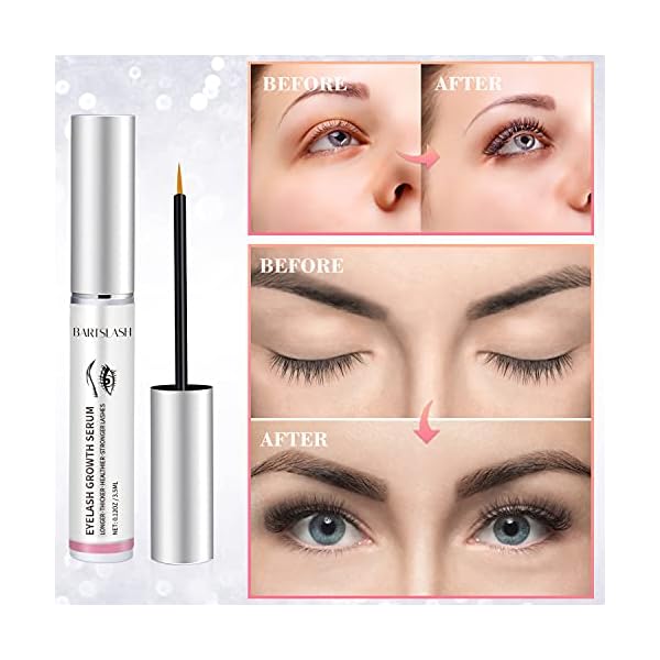 BARTSLASH Premium Eyelash Growth Serum - Irritation Free - For Longer, Thicker, Healthier, and Stronger Lashes - 0.12OZ/3.5ML