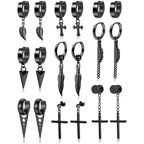 Milacolato Pendientes Colgantes Hombre Mujer Bisagras Frescas Cover
