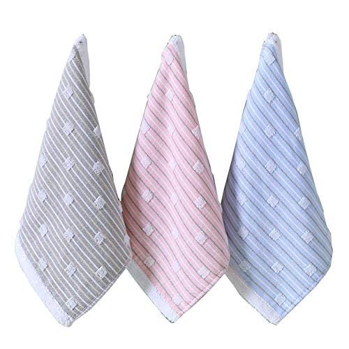 Loialpupy 3 Stück/Set Gästetücher, Heim, Strand, Pool, Salon, Bad, wohnheim, Hochzeit, Hotel Waschlappen, Kinder Baby Handtücher 25 * 25cm Cover