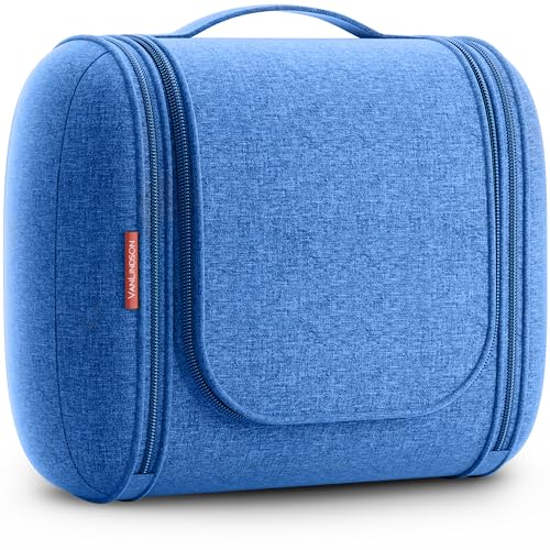 Luxury Neceser de Viaje [Diseño 2025, 8 litros de Espacio] - Neceser Maquillaje Organizador para Hombre y Mujer, Bolsa de Aseo y Viaje Colgante (Turquesa)