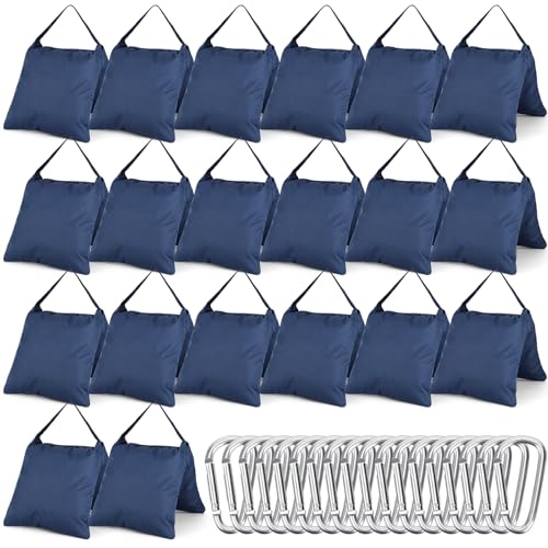 Nuogo 20 Sets Photography Sand Bags with Hook Sturdy Heavy