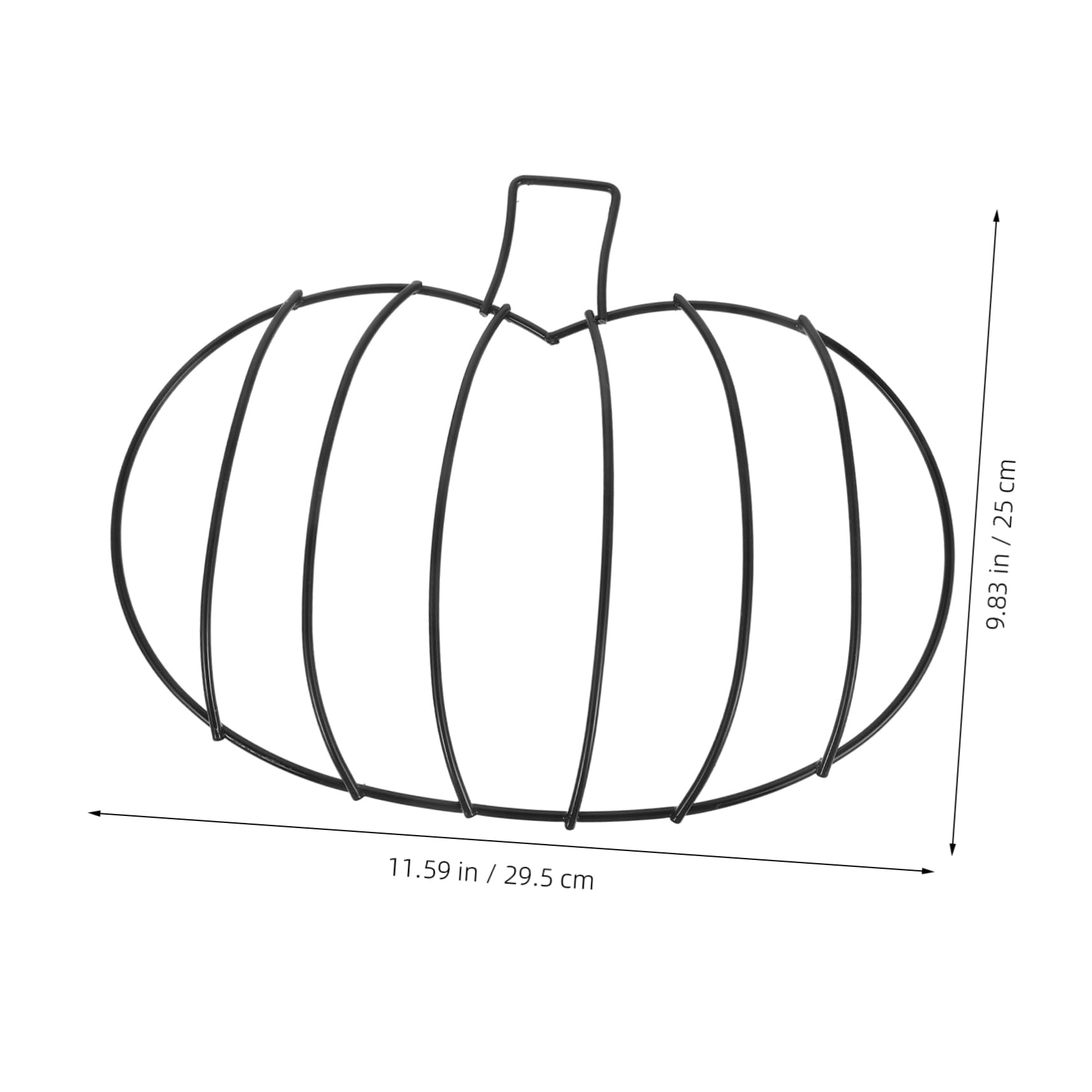 Levemolo Tall Fall Decor Metal Flower Wreath Frame DIY Wreath Support Outdoor Pumpkin Decor