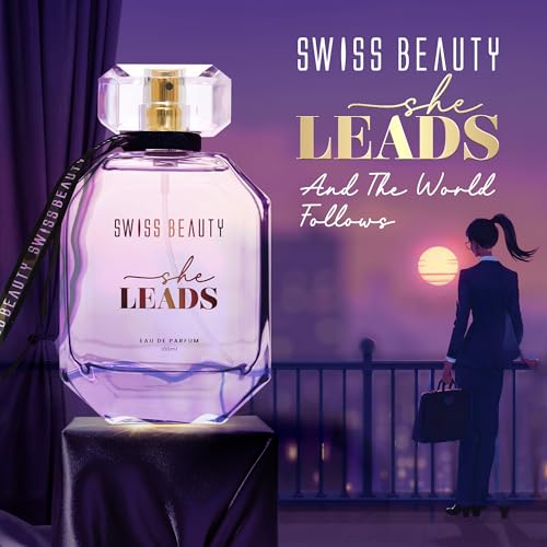 Image of Swiss Beauty She Leads EDP, 100ml | Long-Lasting | Ideal For Gifting | Everyday Wear | Top Note: Elemi | Middle Note: Violet Flower | Base Note: Musk