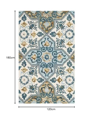 Image of Soft Pure Woolen Modern Collection Tufted Carpet for Living Room,Bedroom'Kitchen and Hall (4 X 6) Feet