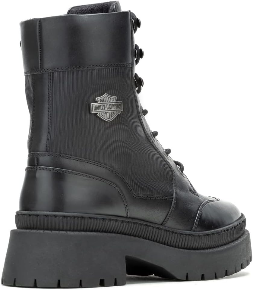 Harley-Davidson Women's Kavan Black or Brown 7-Inch Fashion Boots D65001