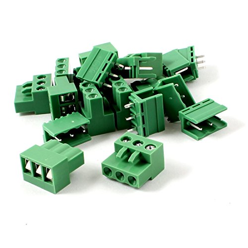 Aexit 10 pares accesorios audio y video conector tornillo 3P miniatura 1
