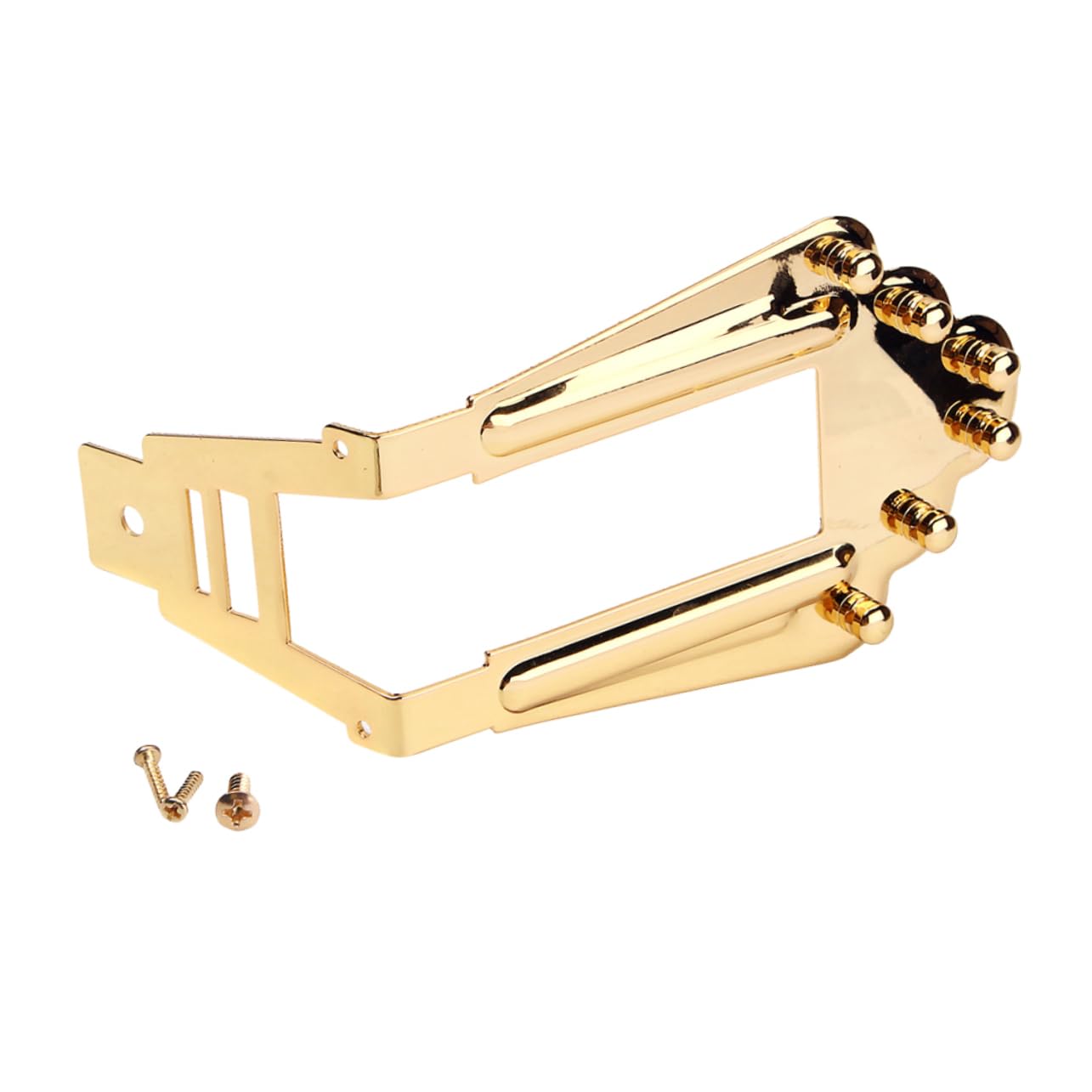 VICASKY Guitar Bridge Saddle for Electric Guitars Ga413 Plated Tailpiece Parts